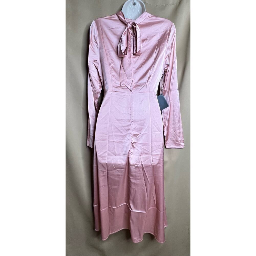Area Stars Pink Satin Dress M - Picture 6 of 8